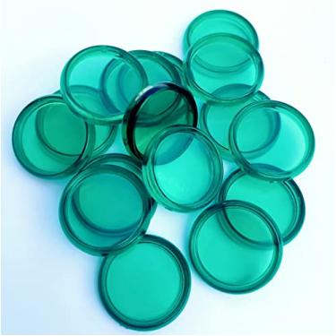 Imagem de Kit 12 Discos G 32mm de Cadernos Infinito Sistema Inteligente - Liso - Translúcido (Esmeralda)