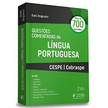 Imagem de QUESTÕES COMENTADAS DE LÍNGUA PORTUGUESA CESPE/CEBRASPE