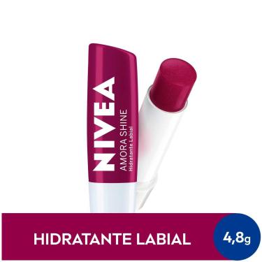 Imagem de Hidratante Labial Nivea Amora Shine com 4,8g 4,8g