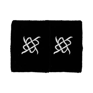 Imagem de Munhequeira Wristband Hupi Pro Preto Par, Cor: Preto