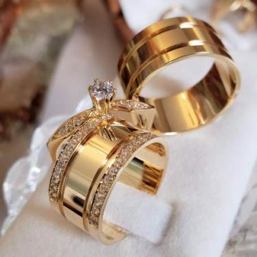 Imagem de Aliança de ouro Nórdico