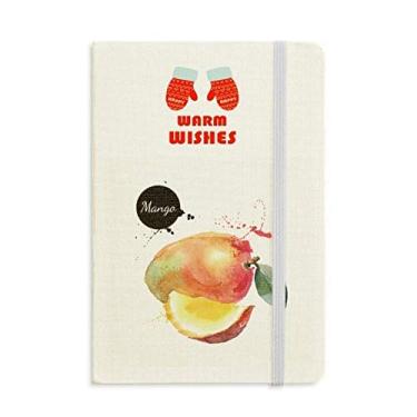 Imagem de Manga Apple Fruit Tasty Aquarela Natal luva caderno diário diário