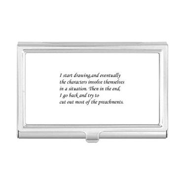 Imagem de People are Learn from Situation Porta-cartões de visita, caixa de bolso