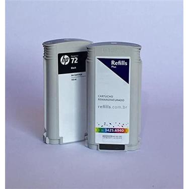Imagem de Cartucho Remanufaturado HP 72 Matte Black (C9403A)