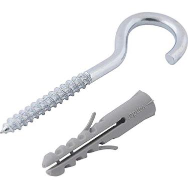 Imagem de Gancho 5,5 mm x 70 mm, com bucha de nylon 8 mm, G-8 Vonder