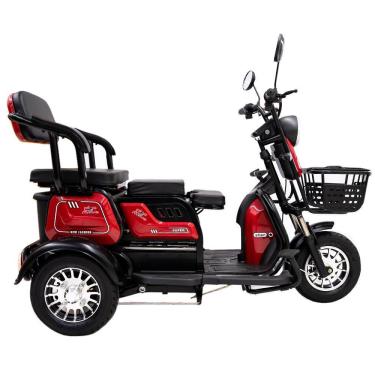 Imagem de Triciclo Elétrico - Smart PAM - 800w 48v 28Ah - Vermelho - Plug and Move