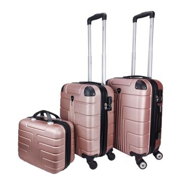 Imagem de Conjunto Mala Pequena Mala Média ABS Com Frasqueira-Unissex