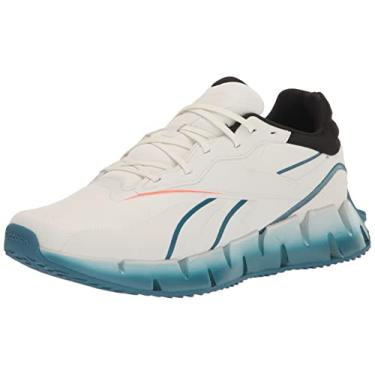 Imagem de Reebok Zig Dynamica 4, Cinza puro/laranja flare/azul aço, 9.5 Women/8 Men