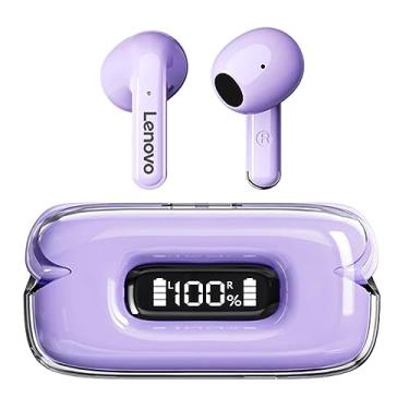 Imagem de Fone De Ouvido Sem Fio TWS Bluetooth 5.1 À Prova D'água Fones Com Microfone, Estéreo Hifi Sem Fio Fones de Ouvido Estéreo com Mini Estojo de Carregamento Sem Fio roxo