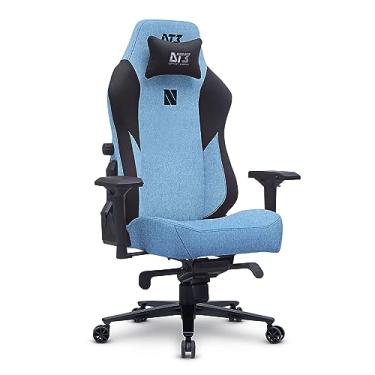 Imagem de Cadeira Gamer DT3 Nero, Revestimento com Tecido DT3 Max2Weave™, almofada magnética, apoio lombar integrado, braços 4D+, suporta até 140kg e altura máx. de 1,85m(Cloud)