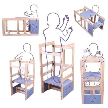 Imagem de Torre De Aprendizagem Montessoriana Regulagem De Altura 4x1 Premium Desing Moderno