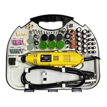 Imagem de Kit Mini Retifica / Micro Retífica 163 Acessórios 125W - Siga Tools