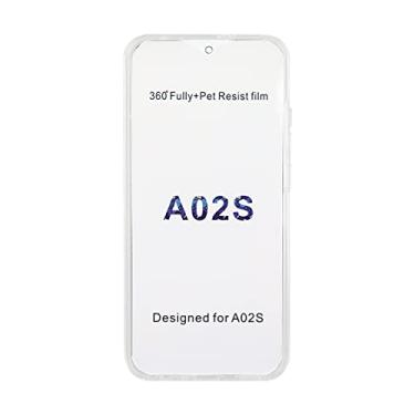 Imagem de Capa Case Capinha 360 Cobre Tela Inteira + Película Carbono GALAXY A02S A025 6.5 - Cell In Power25