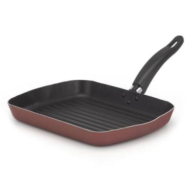 Imagem de Frigideira Antiaderente Bifeteira Grill Techflon Ipanema