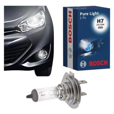 Imagem de Farol Lâmpada Carro Halogena H7 12v 55w 499 Pure Light