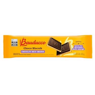 Imagem de Choco Biscuit Chocolate Meio Amargo Bauducco 80g