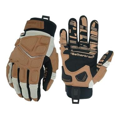 Imagem de Seibertron SPS-1 Unisex Touchscreen Road Racing Motorcycle MTB Sports Gloves Also fit BMX MX ATV Mountain Bike Bicycle Cycling Off-Road/Dirt Bike Motocross etc Full Finger Youth Khaki XS