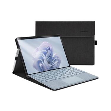 Imagem de Omnpak Capa e capa para Microsoft Surface Pro 9, proteção leve, vários ângulos, suporte para stylus, projetado para tablet Surface Pro 9/Pro 9 5G 13" 2022, compatível com teclado Type Cover