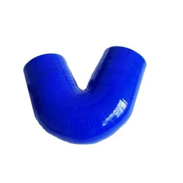 Imagem de JOIUYOLJ Acoplador de mangueira de silicone de cotovelo de 135 graus ID 7.6 cm (76 mm) para intercooler turbo universal tubo de admissão de ar direto reforçado 4 camadas 5,4 mm (135-ID76)