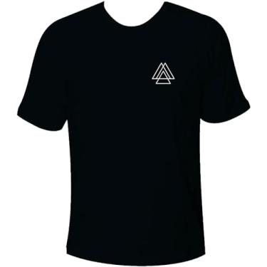 Imagem de Camiseta Minimalista Triângulos - Moricato (BR, Alfa, G, Regular, Preto)