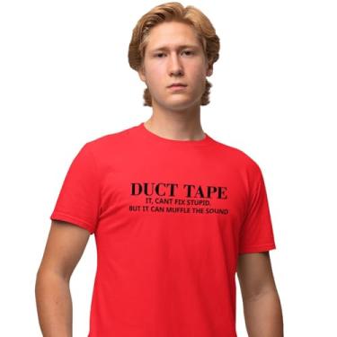 Imagem de Camisa Camiseta Genuine Grit Masculina Estampada Algodão 30.1 Duct Tape - M - Vermelho