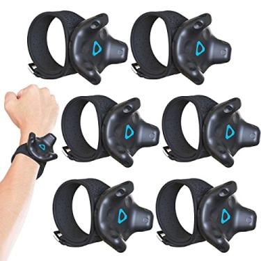 Imagem de Skywin VR Tracker Straps for HTC, 6 Pack Vive Tracker Straps, Adjustable Tracker Straps, VR Full Body Tracking, Tracking in Virtual Reality, 6 Hand Straps (Trackers Not Incl)