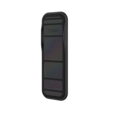 Imagem de CLCKR Suporte de telefone celular compatível com Apple, Samsung, LG, Motorola, OnePlus Phones - preto reflexivo