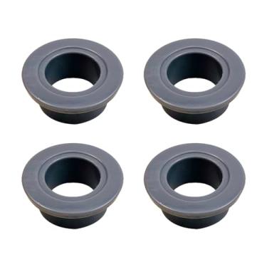 Imagem de Pacote com 4 WD12X26146 WD12X10435 AP6989036 Substituição de roda de rolo de prateleira inferior para WD28X27241, WD12X10438, WD12X10439, WD12X10446 compatível com suporte de rack e kit de rolos GE