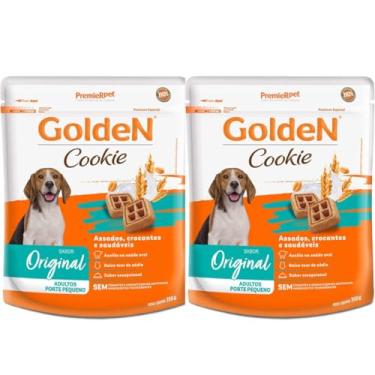Imagem de Golden Cookie Cães Adultos Porte Pequeno Original 350g Kit Com 2 Unidades