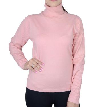 Imagem de Blusa Feminina Dudalina ML Tricot Rosa Médio - 660206-Feminino