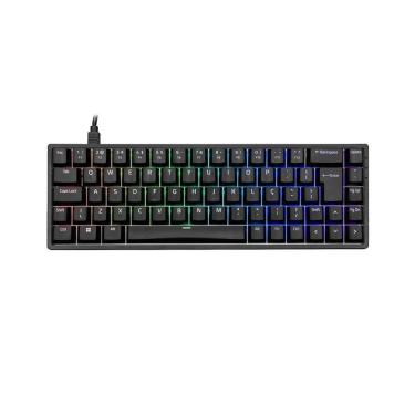 Imagem de Teclado Mecânico Akko 3068S Preto Switch Akko Blue Abnt2