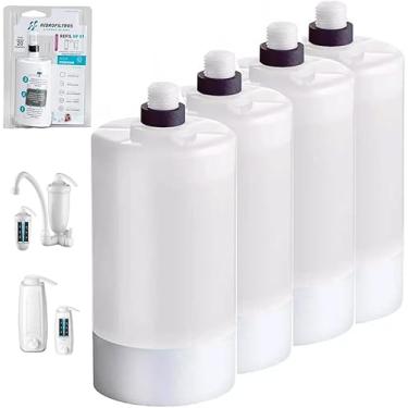 Imagem de Kit 04 Refil Filtro Hidrofiltros Compatível com Purificador Lorenzetti Vitale Acqua e Bella.