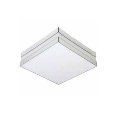 Imagem de Luminária Led 16W Espelho 3000K Sobrepor Bilbao 26X26 Tualux