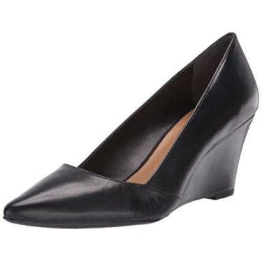 Imagem de Franco Sarto Frankie Pump feminino, Couro preto, 7.5