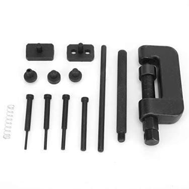Imagem de Disjuntor de Corrente para Motocicleta e Bicicleta Akozon, Divisor de Corrente e Conjunto de Ferramentas de Reparo de Rebitagem, Adequado para Corrente de Transmissão 35 a 630.