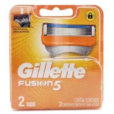 Imagem de Carga Gillette Fusion 5 Tradicional com 2 Cartuchos