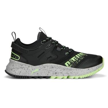 Imagem de PUMA Tênis masculino Pacer Future Trail com cadarço casual - preto, Preto, 10.5