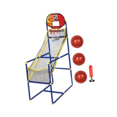 Imagem de YIJU Jogo de basquete arcade infantil, gol de basquete com 1,25 m de altura, fácil de montar para meninos e meninas de 3 a 12 anos, presente de aniversário, com 3 Bolas