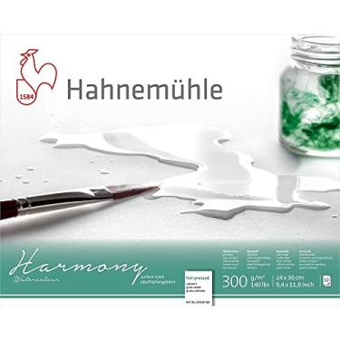Imagem de Harmony Watercolour 300 g/m², Bloco Aquarela, textura satinada, 24x30cm, 12 fls.