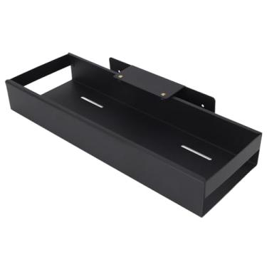 Imagem de Prateleira de Armazenamento Deslizante Resistente, Organizador de Armário Removível, Prateleira de Armazenamento de Cozinha Em Aço Carbono para Armários de Banheiro (S #11)