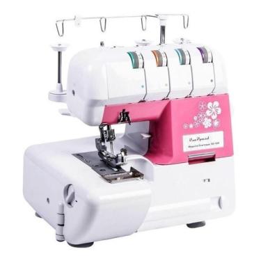 Imagem de Máquina De Costura Overlock Sun Special Sun Point Ss-320 Portátil Rosa 220v SS-320