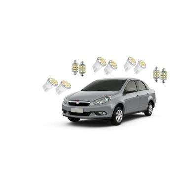 Imagem de Kit de Lâmpadas Internas Fiat Grand Siena 2010 2011 2012 2013 2014 201