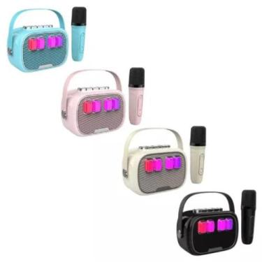 Imagem de Mini Karaokê Kids Speaker Bluetooth Caixa De Som Com Microfone - altom