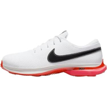 Imagem de Nike Tênis de golfe masculino Air Zoom Victory Tour 3 (DV6798-010, preto/branco-cinza ferro-LT cinza fumo), Branco/preto-vermelho, 44