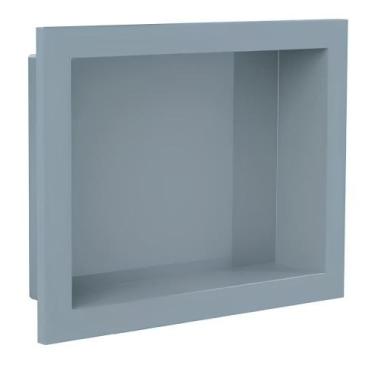 Imagem de Nicho Para Banheiro Modelo Tipo Porcelanato Parede Embutir 30x40cm Gra