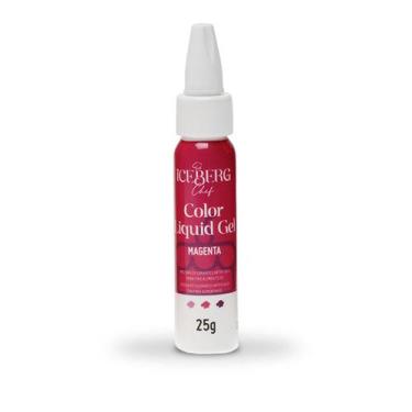 Imagem de Corante Magenta Liquid Gel 25g Iceberg Chef Original