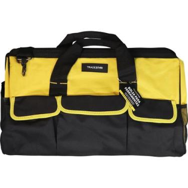 Imagem de Bolsa Ferramentas Lona 600 C/ 20 Divisória e Alça 52x26x32cm - Tradest