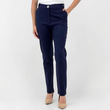 Imagem de Calça Malise Reta em tecido Linho Feminina-Feminino