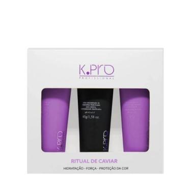 Imagem de K.PRO Ritual de Caviar Nutri e Eq - Sh 45ml Cd 45g Masc 45g