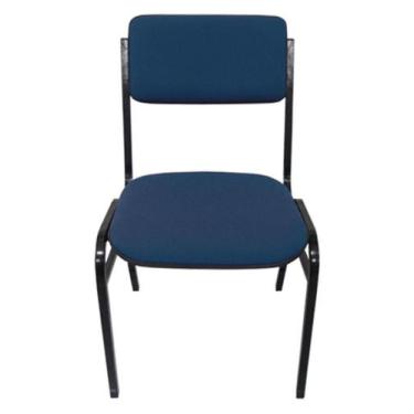 Imagem de Cadeira Empilhável para Auditórios Linha Hotel Smart Azul - Design Off